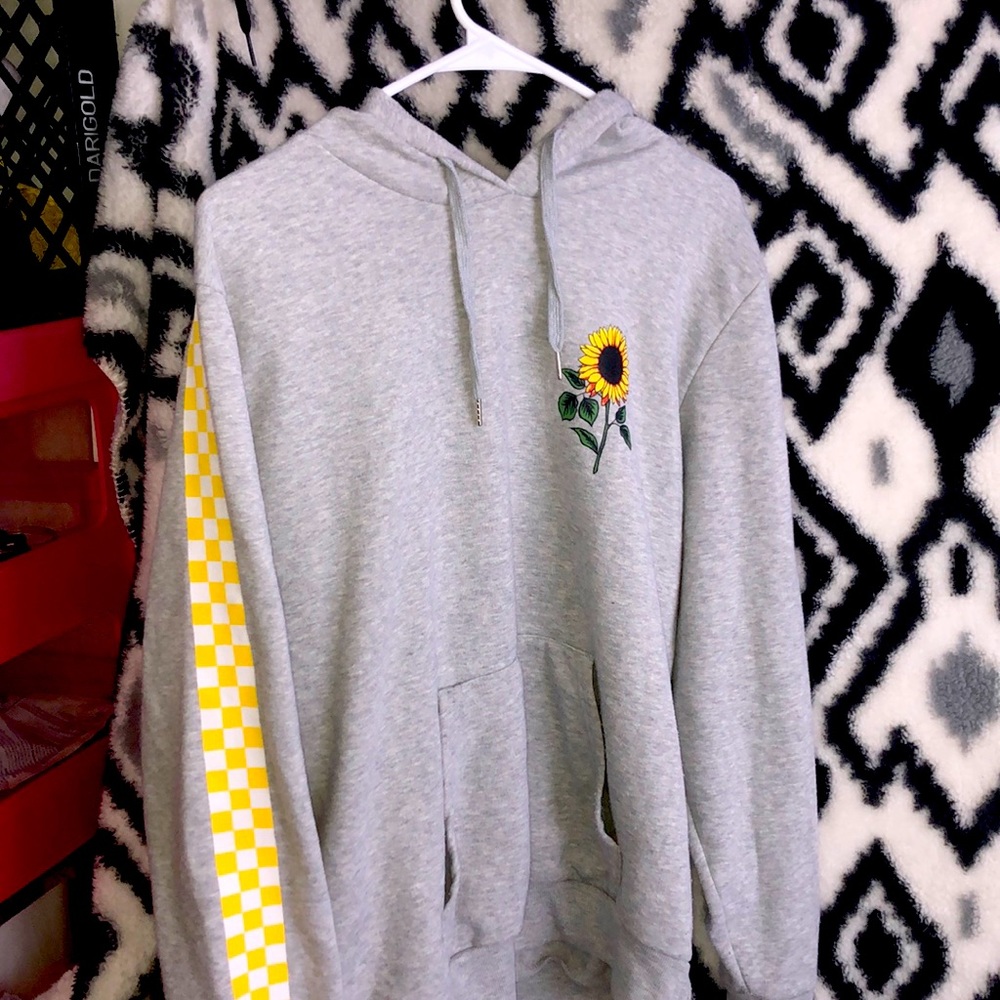 Justify Yellow Checkered New Sweater💛